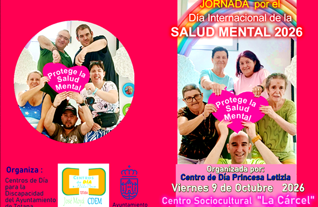 Totana acoger� una jornada de sensibilizaci�n motivo del D�a Internacional de la Salud Mental 2026